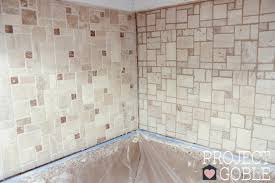 Anyone can create a real tile mosaic on almost any surface top. How To Install A Peel Stick Mosaic Tile Kitchen Backsplash Project Goble