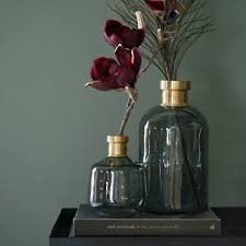 Vase Glas D 14cm X H 27cm Grau Depot De In 2020 Vase Glas Dekorative Vasen Vase
