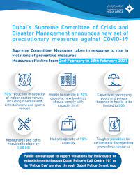 This was announced by uae authorities on saturday while. Dubai S Supreme Committee Of Crisis And Disaster Management Announces New Set Of Precautionary Measures Against Covid 19