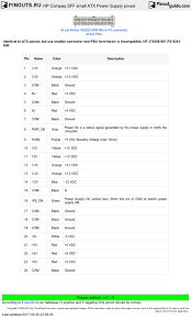 There are already a lot of tutorials online that show how to most modern computer power supplies follow the atx convention. Hp Compaq Sff Small Atx Power Supply Pinout Diagram Pinoutguide Com