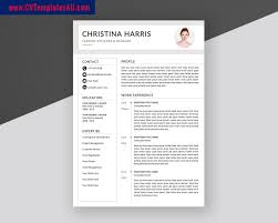 Our retail assistant cv template with a blue stripes design in microsoft word has some very subtle styling details that make for a beautiful design. Creative Cv Templates Bundle Modern Resume Templates Design Simple Curriculum Vitae Ms Word Cv Format Cv Templates For Job Application Instant Download Cvtemplatesau Com