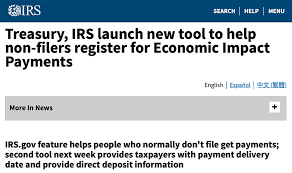 The irs has accepted your return. Non Filers Looking For Economic Impact Payment Wassman Cpa Services Llc