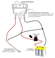 Applies to spot switches non led switches basic 2 wire switches 2 prong. 4 Terminal Rocker Switch Wiring Diagram Spst Led Marine Rocker Switch Mgi Speedware Attach To Key Controlled Accessory Wire Inline Fuse For Trends In Youtube