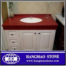 To help you make the best possible symmetry is not always a defining characteristic for double sink bathroom vanities. Pure Red Quartz Stone Bath Vanity Tops Bathroom Countertop From China Stonecontact Com