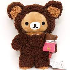 Rilakkuma Plush Toy Brown Bear Chocolate Suit Rilakkuma Plush Kawaii Plushies Bear Plush Toy