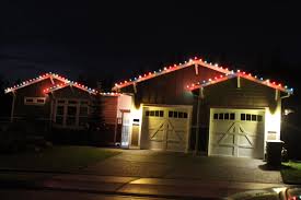 Multi Colored Roofline Christmas Lighting House Styles Outdoor Decor