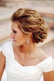 If you're not a fan of short layers, don't worry! Wedding Hair Front On Pinterest Middle Part Updo Medium Wedding Upstyles For Wedding Guests The Am Hair Styles Mother Of The Bride Hair Wedding Hair And Makeup
