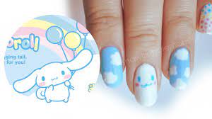 Sanrio • Cinnamoroll Nails | snowbubblemonster - YouTube