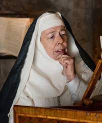 În 1994, de la tour a jucat în rol principal cu maggie smith în filmul three tall women de edward albee și cu alan howard în filmul lui albee, the play about the baby de la almeida, în 1998. Mother Hildegarde Outlander Wiki Fandom