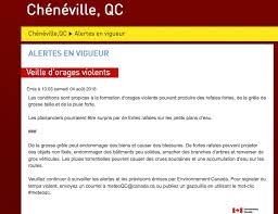 «les conditions sont propices à la formation d'orages dangereux pouvant produire des rafales fortes et de la pluie torrentielle. Lac Simon One Lake One Chance Juillet 2018