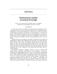 We did not find results for: Chapter 6 Professional Liability Insurance Coverage