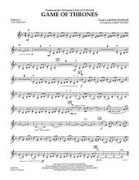 Download Game Of Thrones Violin 3 Viola Treble Clef Sheet Music By Ramin Djawadi Viola Sheet Music Sheet Music Violin Sheet Music