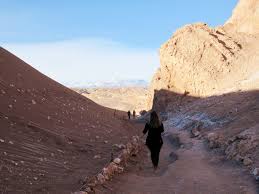 Valle de la Luna ao entardecer