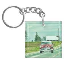 Antique Automobile Acrylic Keychain Antique Cars Keychain Keychain Display