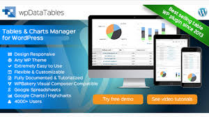 Create Responsive Advanced Data Tables Charts With