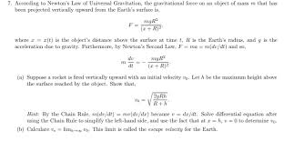'a simple equation, but devastatingly effective'. 7 According To Newton S Law Of Universal Chegg Com