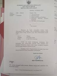Surat undangan resmi merupakan surat undangan yang dibuat oleh suatu perusahaan, instansi atau organisasi dengan format yang resmi. Undangan Kerja Bakti Bersih Sungai Bulakan Pemdes Bulakan