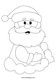 Babbo Natale Seduto Natale Artigianato Natale Dipingere Tessuto
