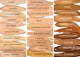 Bareminerals Color Chart