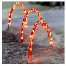 Set Of 3 Candy Cane Arch Pathway Driveway Markers Lights Outdoor Christmas Decor Outdoor Christmas Decorations Outdoor Christmas Outdoor Lighting