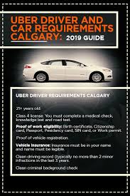Uber Driver And Car Requirements Calgary 2019 Guide Uber Car Rideshare Driver Uber Driver