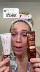 Replying to @Tayla what a discovery! How do you think they compare?  @DanessaMyricksBeauty @Hourglass Cosmetics #skintint #skintintreview  #skintintreviews #battle #bestskintint #glowyskin #glowymakeup ...