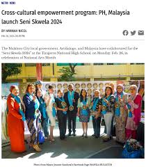 Cross-cultural Empowerment Program: PH, Malaysia Launch Seni Skwela 2024