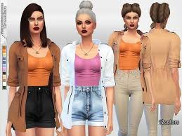 Hi, i'm looking for some good sims 4 cc creators on tsr, specially ones that make clothes, hair, accessories and shoes. The Sims Resource Parka Jacket By Pinkzombiecupcakes Sims 4 Downloads Sims 4 Clothing Sims 4 Sims