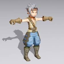 Anime Boy Warrior Rigged 3d Model 3ds Max Files Free Download Modeling 39298 On Cadnav Anime Boy Anime Warrior Character Rigging