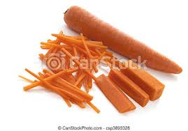 Pile the carrots onto a serving platter and sprinkle with chives. Julienne Carrots Stages Of Cutting Julienne Carrots Isolated Over White Canstock