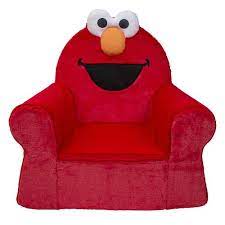 marhsmallow comfy chair sesame street elmo kids chairs toddler chair elmo chair