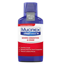 Maximum Strength Mucinex Fast Max Severe Congestion Cough Liquid 6oz