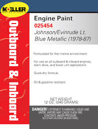 Engine Paint Color Johnson Evinrude Light Blue Metallic