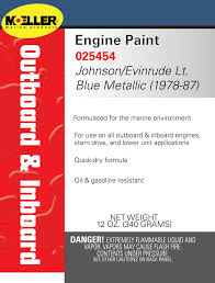 engine paint color johnson evinrude light blue metallic