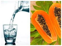 Frozen sliced strawberries & air popped popcorn with brummel & brown melted on it. Drinking Water After Papaya Is It Safe To Drink Water After Eating Papaya