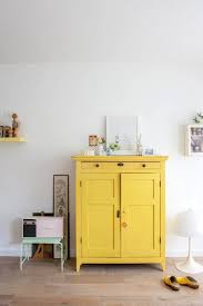 Quirky And Collected Home Tour Decor8 Home Decor Yellow Cabinets Yellow Cupboards