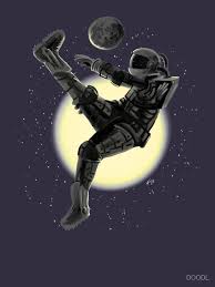 Space Soccer With The Moon T Shirt By Doodl Redbubble Soccer Art Space Drawings Dark Anime Guys