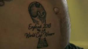 We'd love to do your next tattoo! No Regrets Over England World Cup Winners 2018 Tattoo Bbc News