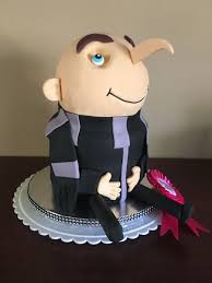 Gru Cake 3d Fondant Fondant Christmas Cake Birthday Cake Kids Novelty Cakes