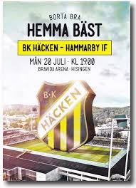 Darstellung der heimbilanz von bk häcken gegen hammarby . Hacken Hammarby