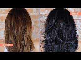 Below, we've picked the top red and black hair colour ideas from instagram to help inspire your next trip to the salon. How To Black Blue Ombre Dip Dye Your Hair Youtube