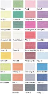 Berisfords Ribbon Colour Charts