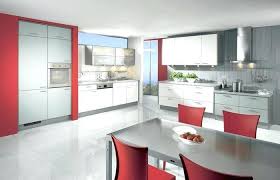 red and grey kitchen ideas painted