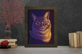 2019 calendar background animal theme stylized. Whale 1 Light Box Shadow Box Graphic By Lightboxgoodman Creative Fabrica In 2020 Portrait Lighting Cat Portraits Shadow Box Frames