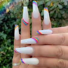Black butterfly nail design | press on nails glue on nails false nails fake nails pink nails coffin nails summer nails. 26 Most Fashionable Acrylic Coffin Nails Art Designs To Inspire You 2019 Letme Beauty
