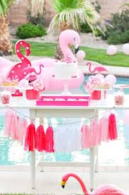 Flamingo Pool Art Summer Birthday Party Kara S Party Ideas Pool Party Decorations Pink Flamingo Party Flamingo Party