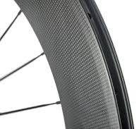 700C 88mm Carbon Wheels Road Bike 23mm Width V Shape Clincher