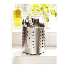 Ordning Utensil Holder Stainless Steel Height 5 3 8 Diameter 4 3 4 Ikea Stainless Steel Utensils Kitchen Utensil Holder Kitchen Utensil Organiser
