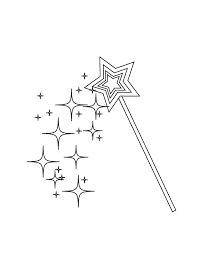 Printable fun for toddlers and children. Magic Wand Coloring Pages Coloring Home