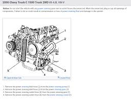 Power Steering Hose Diagrams My Power Steering Hose On The